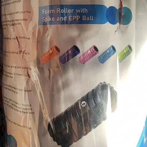 Zissfit Hollow Core Foam Roller with Spike and EPP Ball, and Carrying Bag - Picture 5 of 9